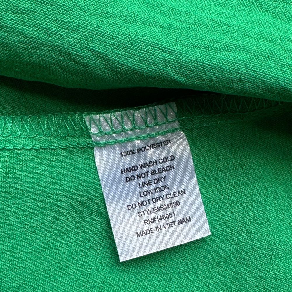 NWT Monteau Long Green Maxi Dress Small - Picture 5 of 5